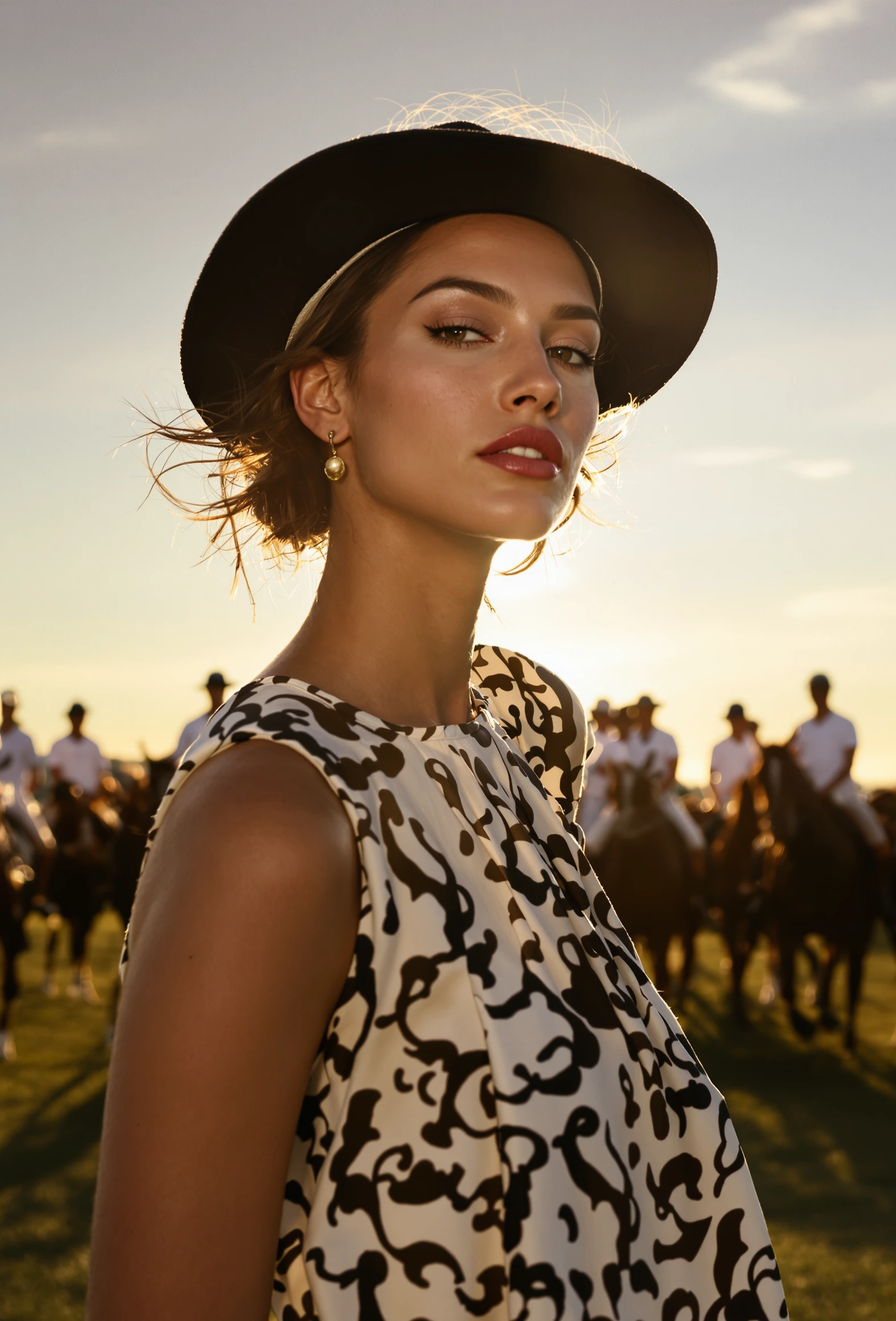 fashot-ai-fashion-campaign-polo-sunset-portrait